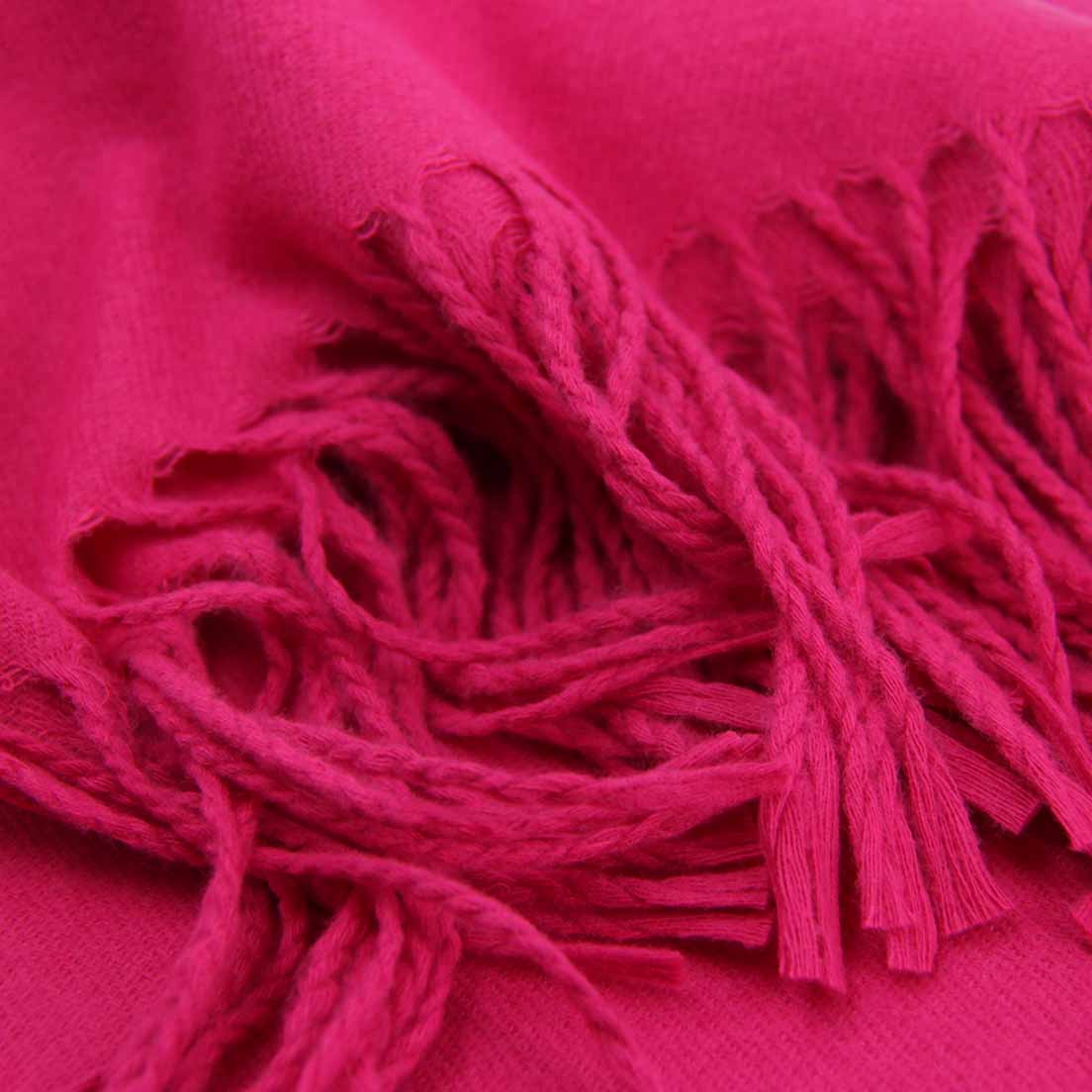 Bufanda Cashmere Peluda Lisa