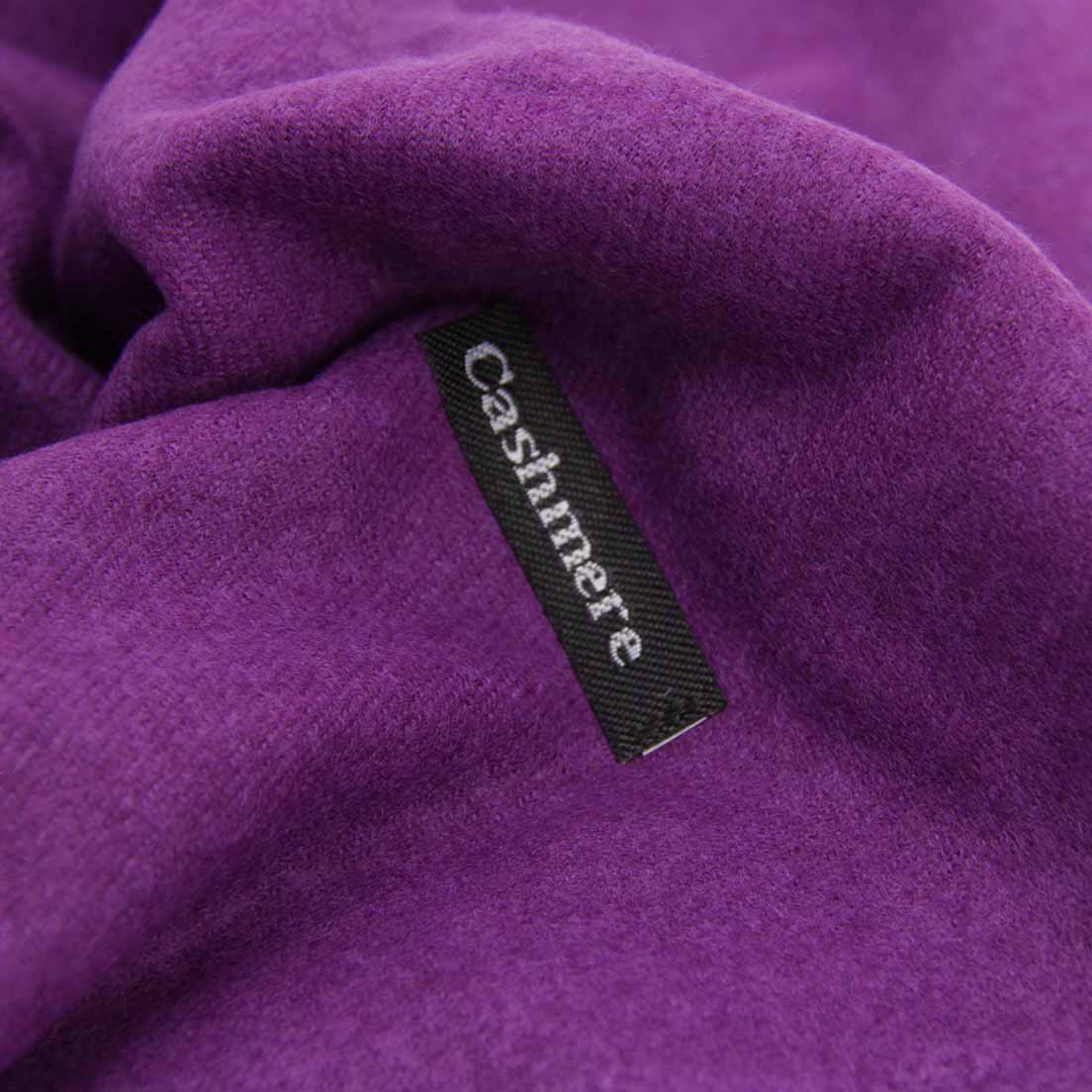 Bufanda Cashmere Peluda Lisa