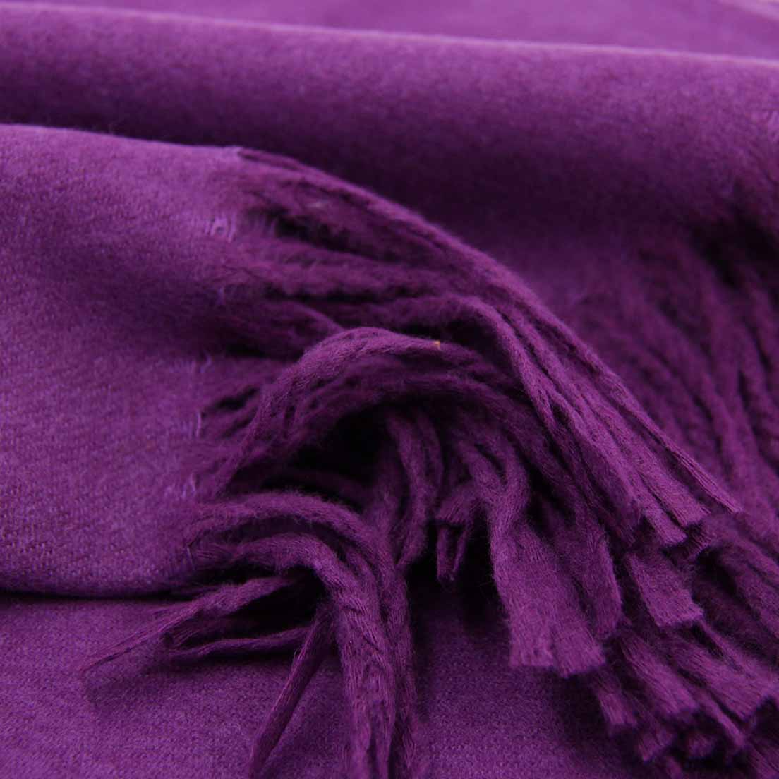 Bufanda Cashmere Peluda Lisa