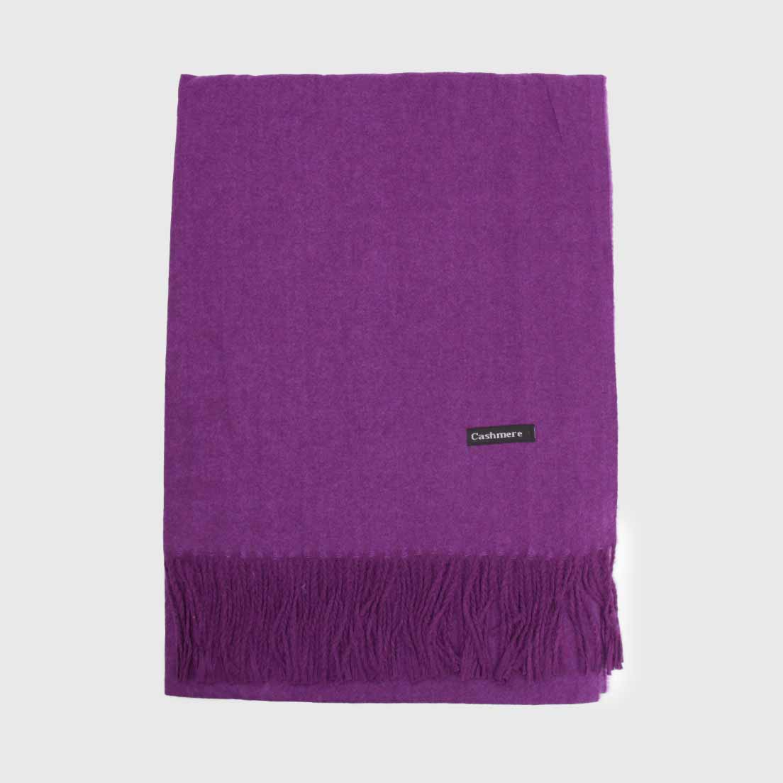Bufanda Cashmere Peluda Lisa