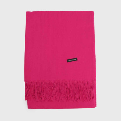 Bufanda Cashmere Peluda Lisa