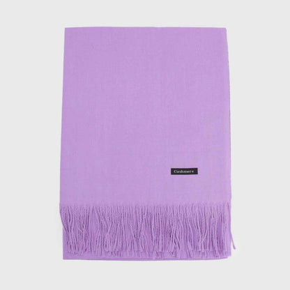Bufanda Cashmere Peluda Lisa